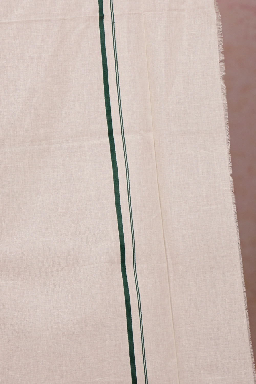 Off White Cotton Set Mundu