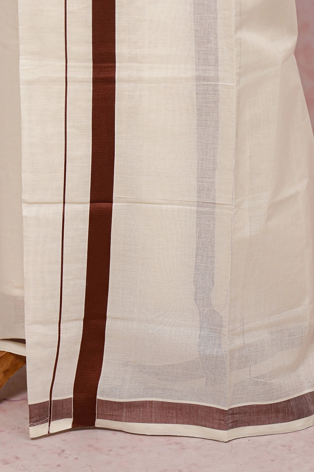 Off White Cotton Set Mundu