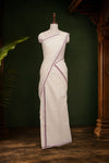 Off White Cotton Set Mundu