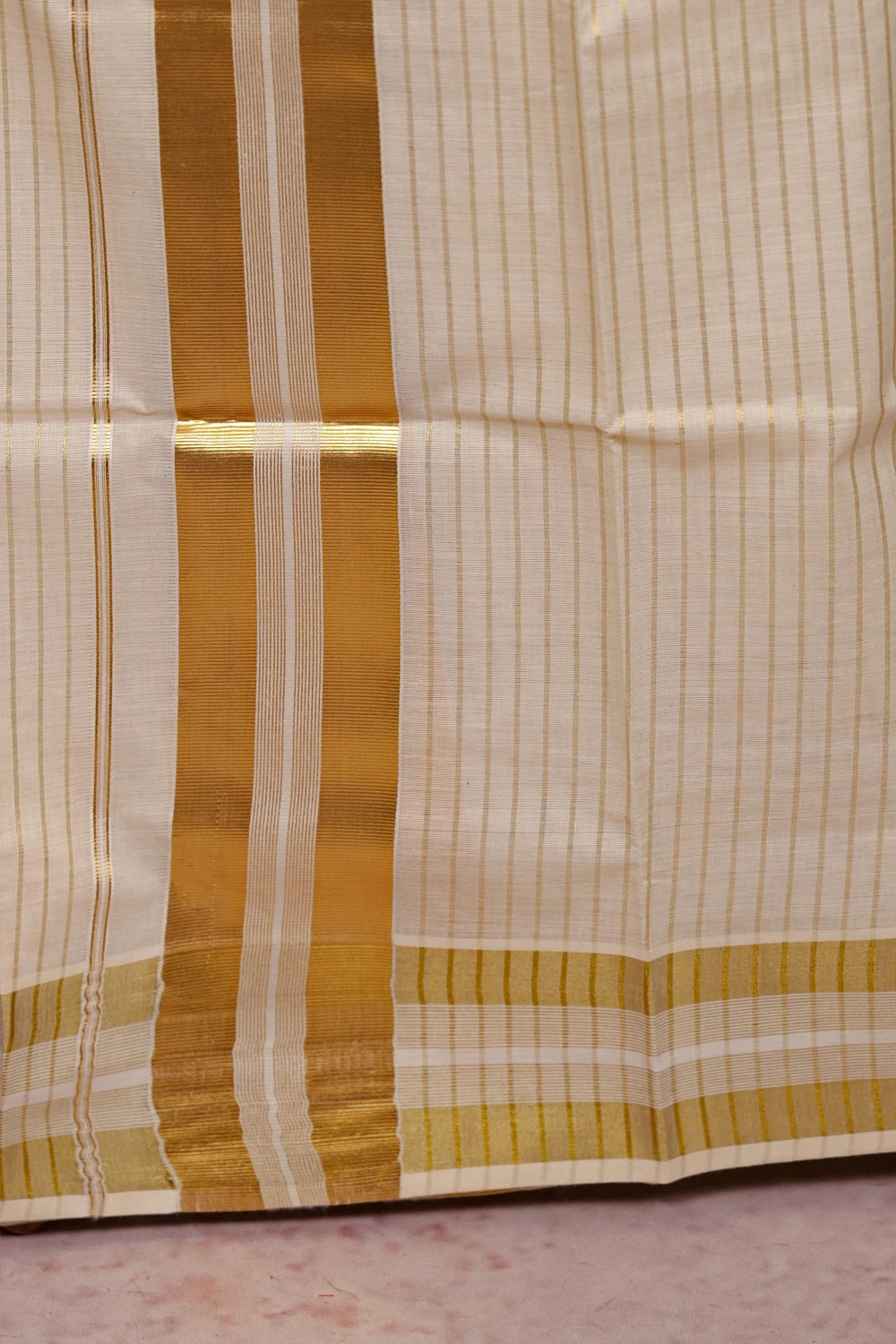 Off white Cotton Set Mundu