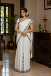 Off White Cotton Set Mundu