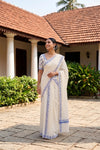 Off White Cotton Set Mundu