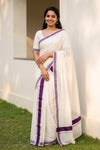 Off White Cotton Set Mundu