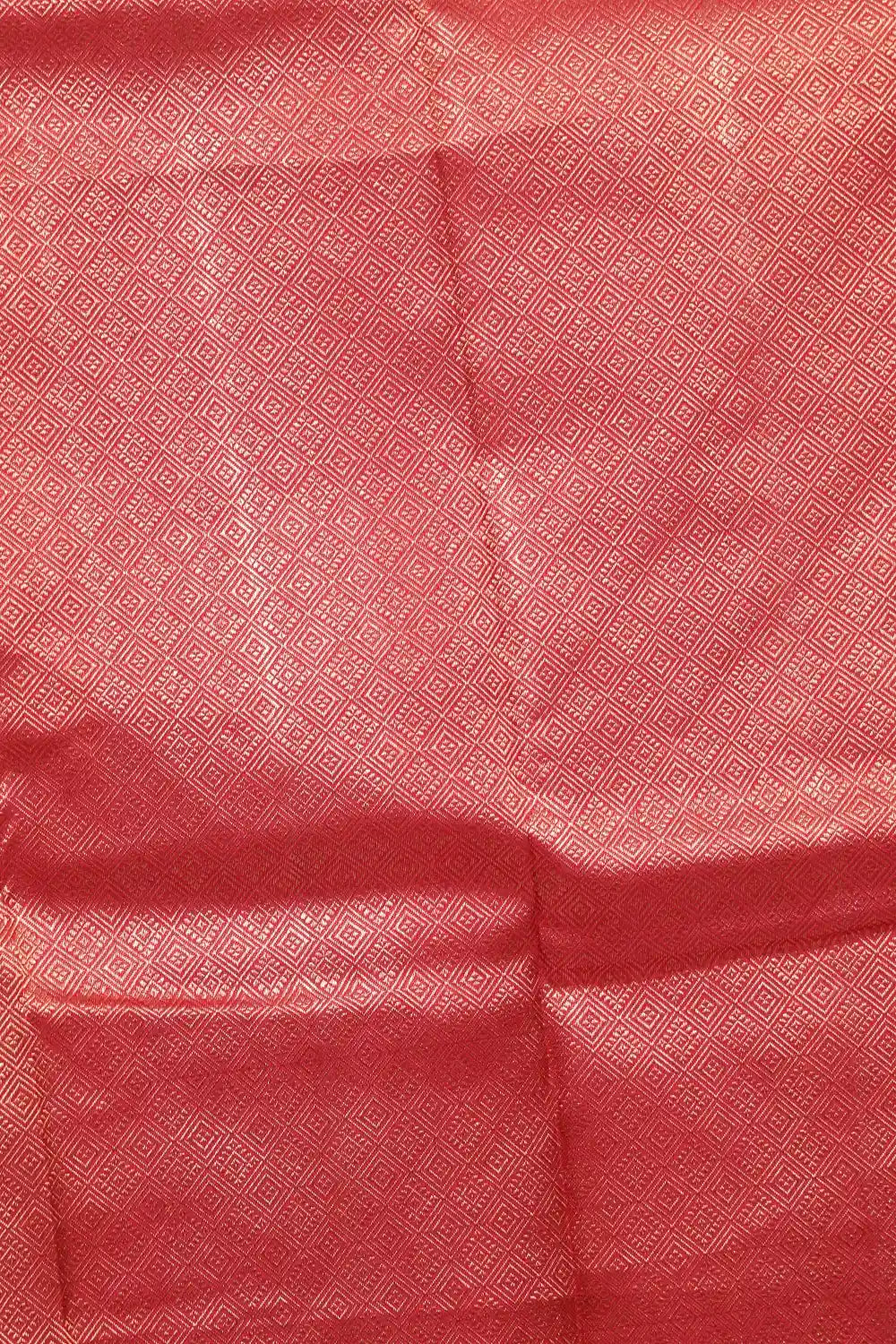 Apple Red Kancheepuram Silk Saree