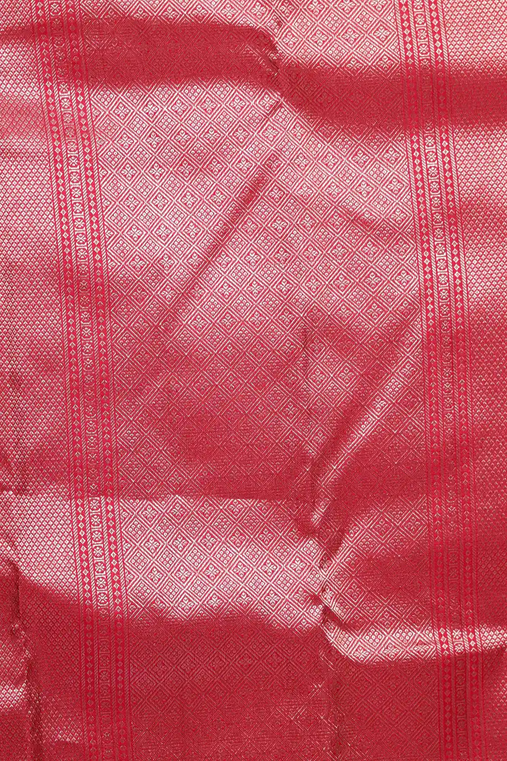Apple Red Kancheepuram Silk Saree