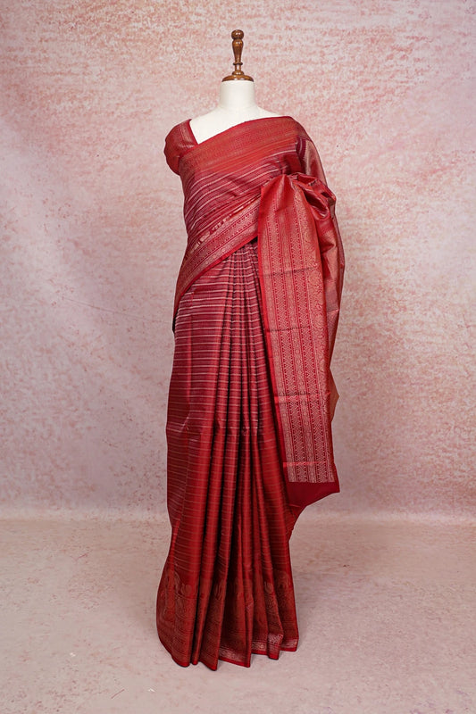 Brown Kancheepuram Silk Saree