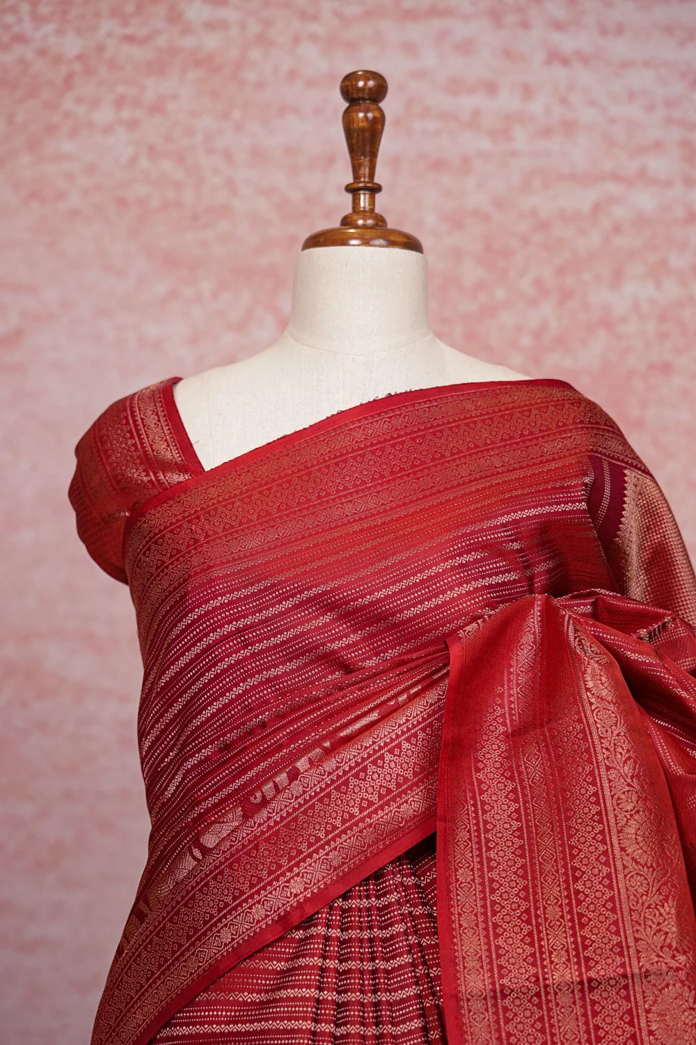 Brown Kancheepuram Silk Saree