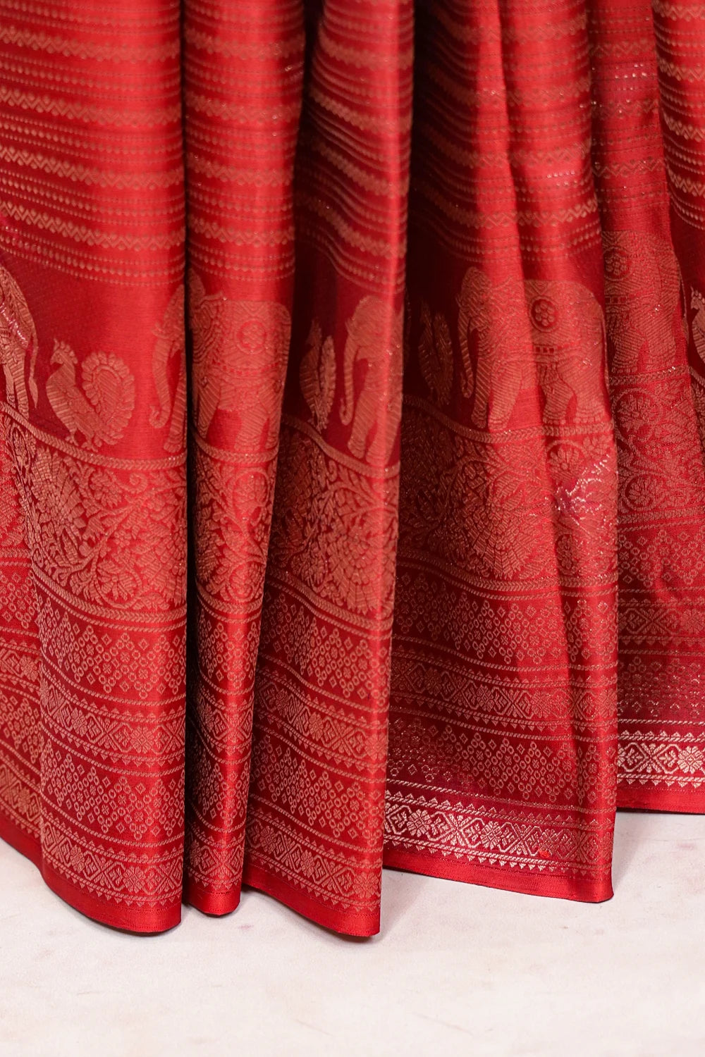 Brown Kancheepuram Silk Saree