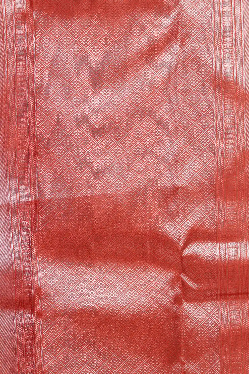 Orange Kancheepuram Silk Saree