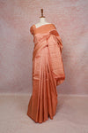 Peach Kancheepuram Silk Saree