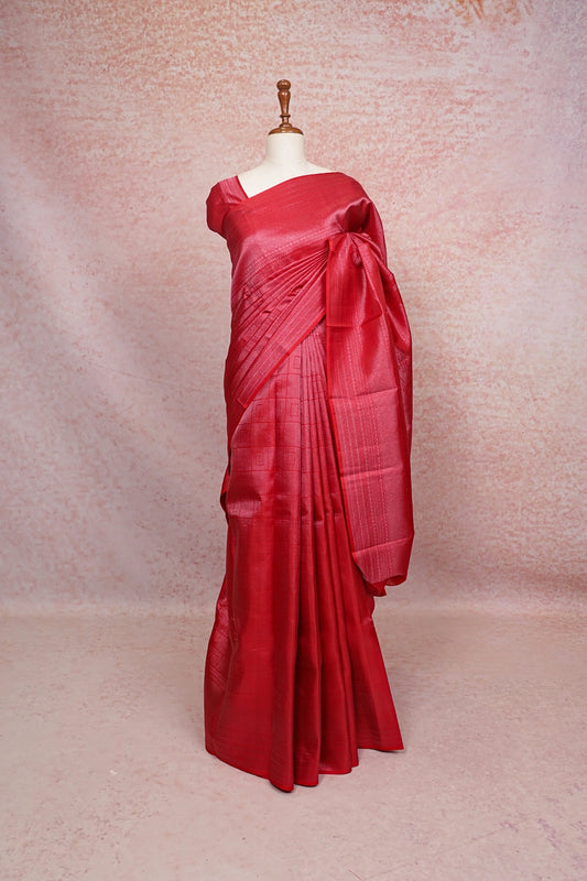 Red Kancheepuram Silk Saree