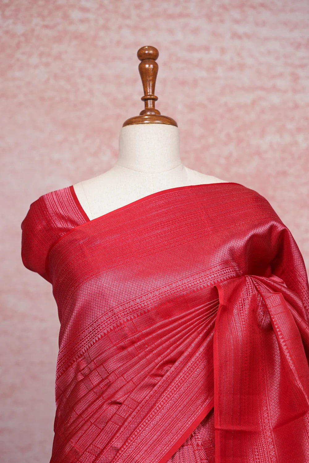 Red Kancheepuram Silk Saree