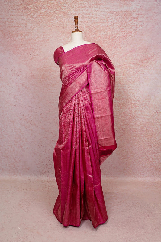 Mulberry Purple Color Kancheepuram Silk Saree
