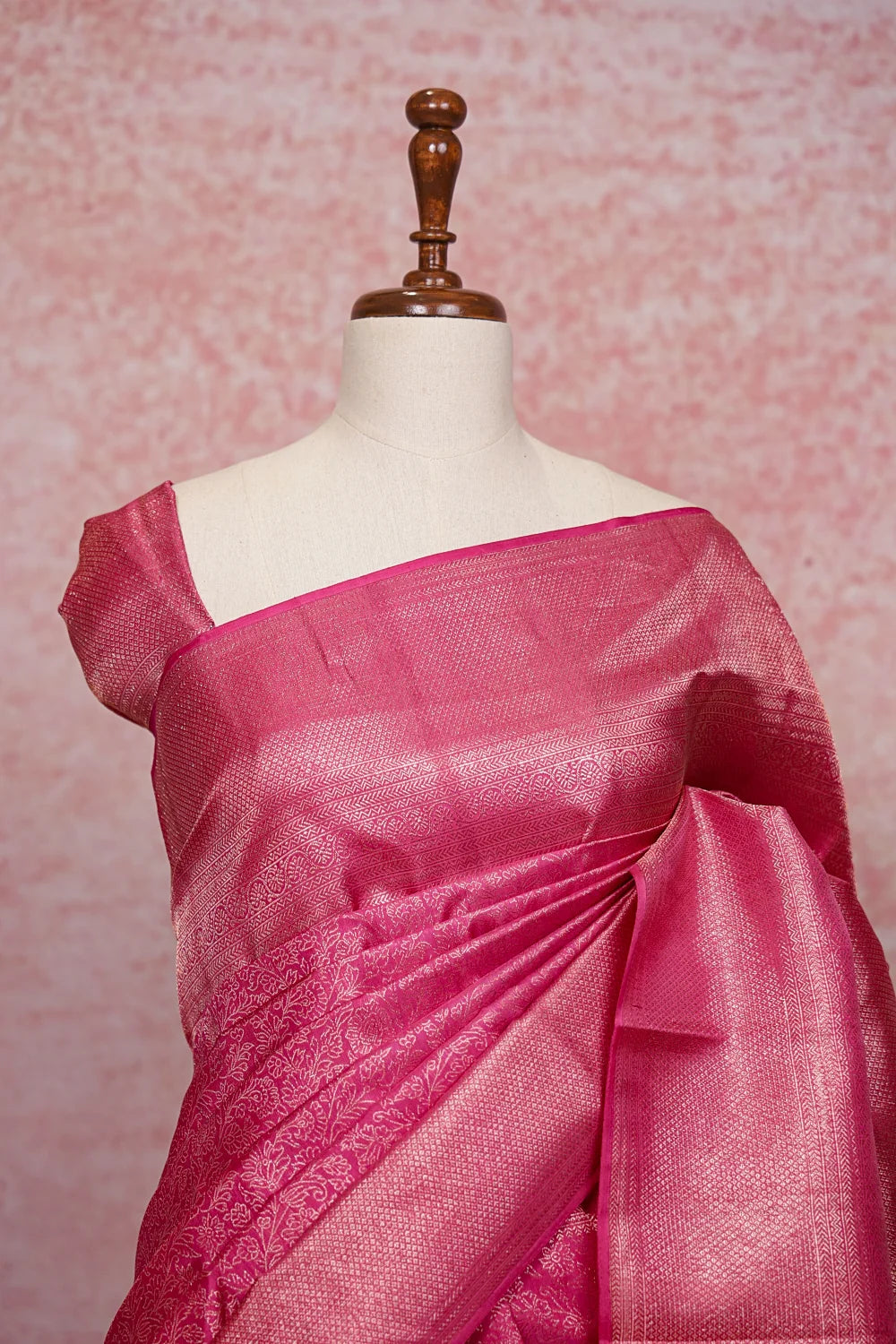 Pastel Pink Kancheepuram Silk Saree