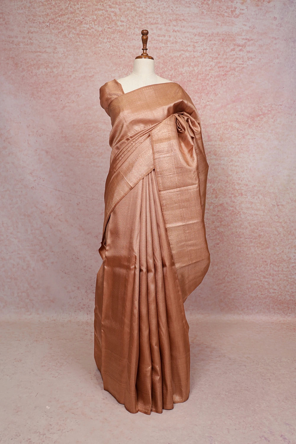 Chikku Color Kancheepuram Silk Saree