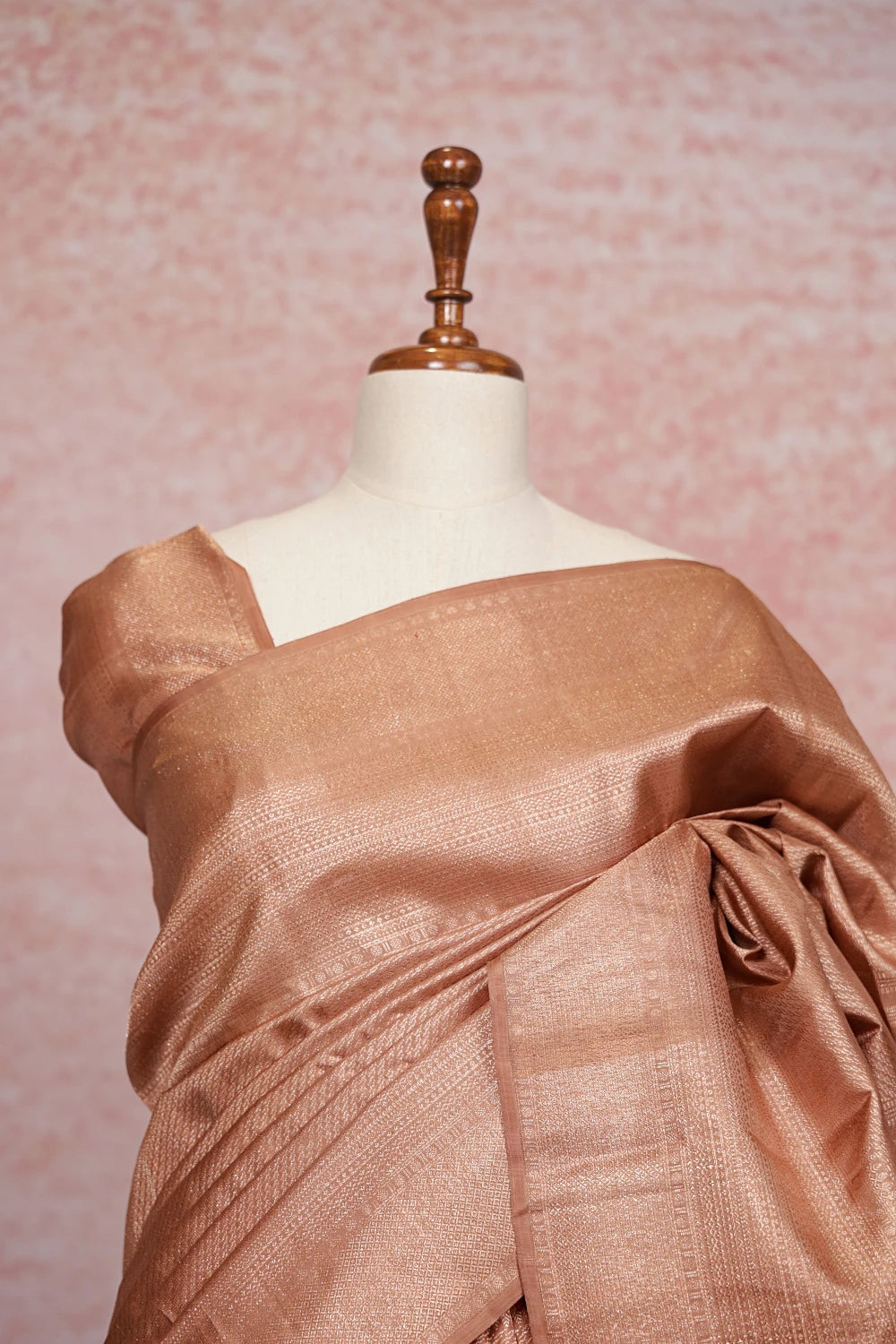 Chikku Color Kancheepuram Silk Saree