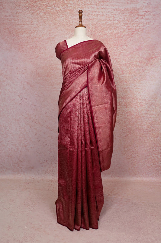 Brown Kancheepuram Silk Saree