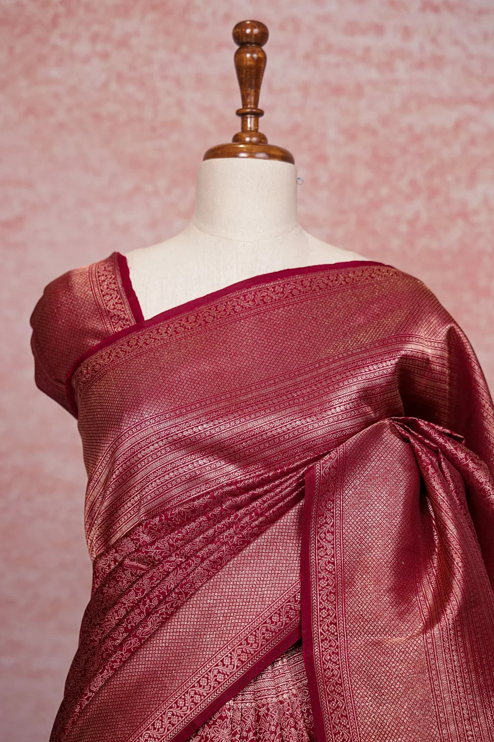 Brown Kancheepuram Silk Saree