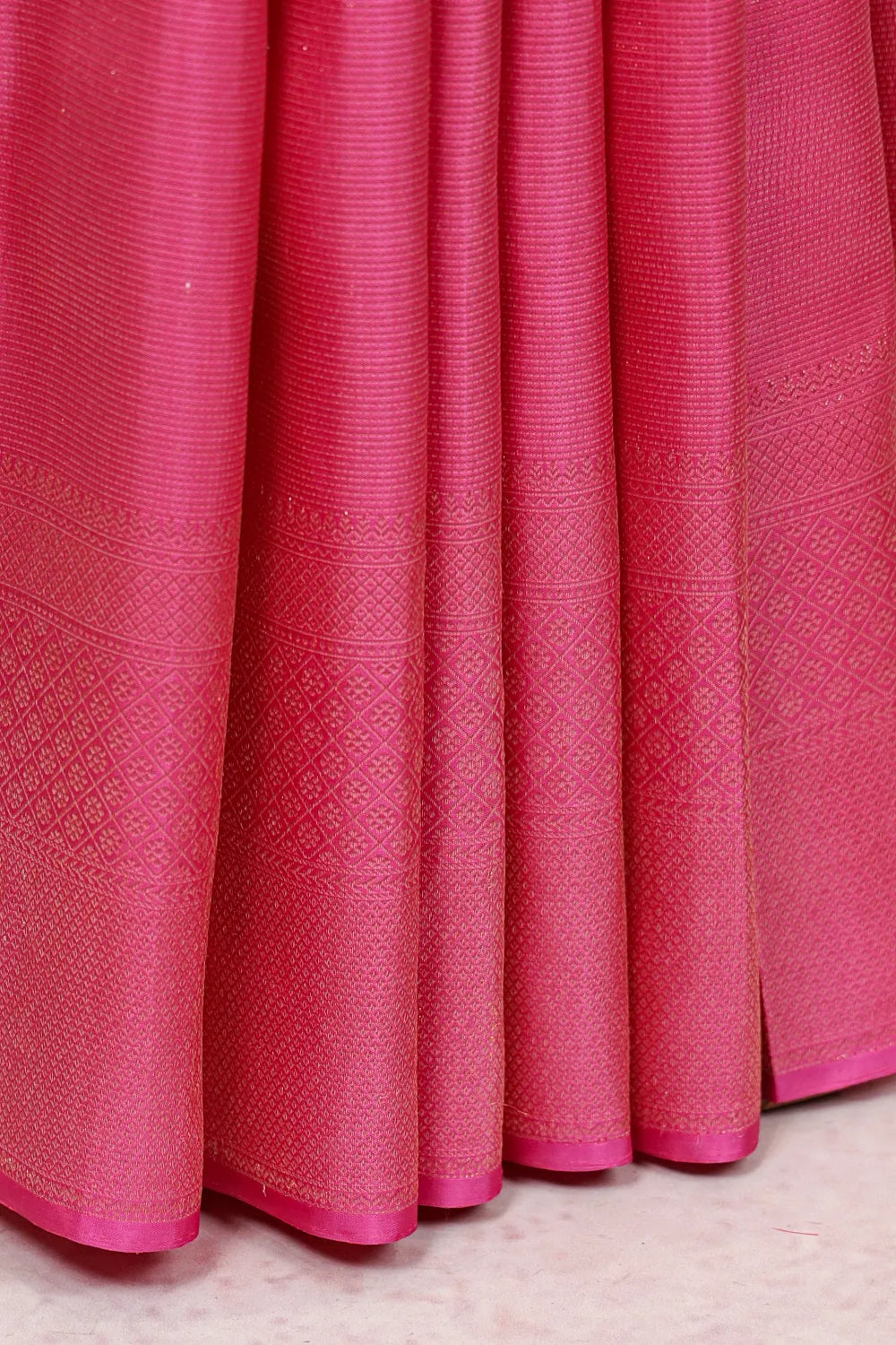 Pink Kancheepuram Silk Saree