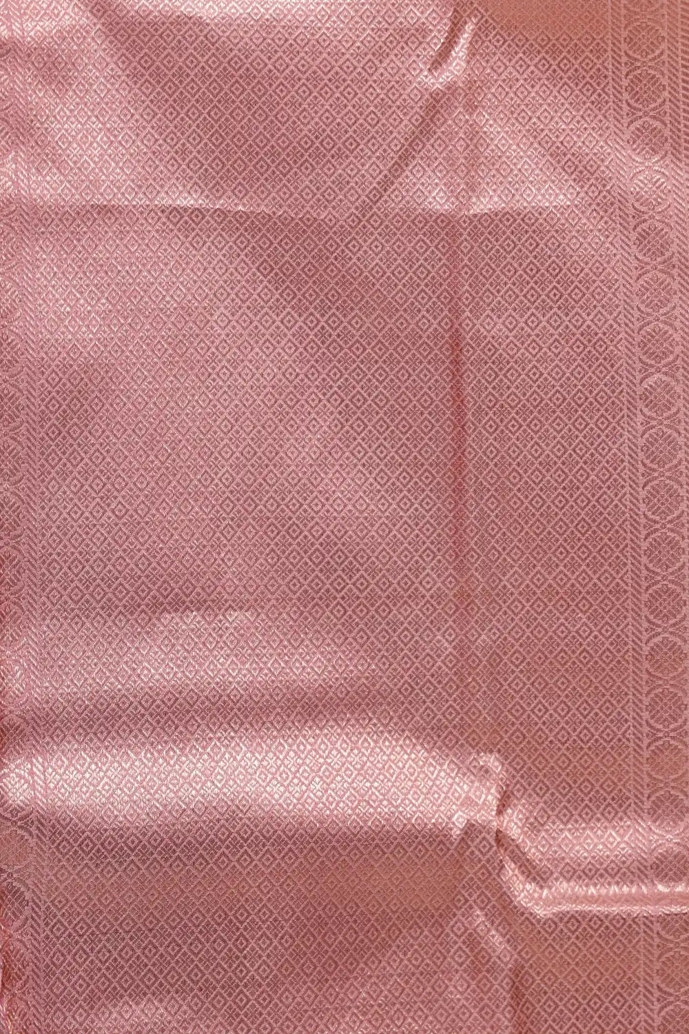Rose Gold Kancheepuram Silk Saree