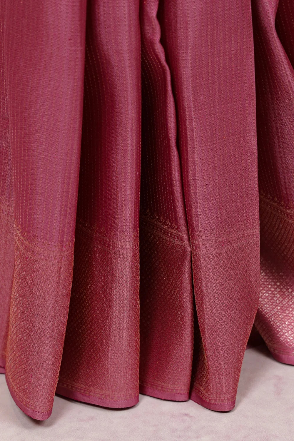 Lotus Pink Kancheepuram Silk Saree