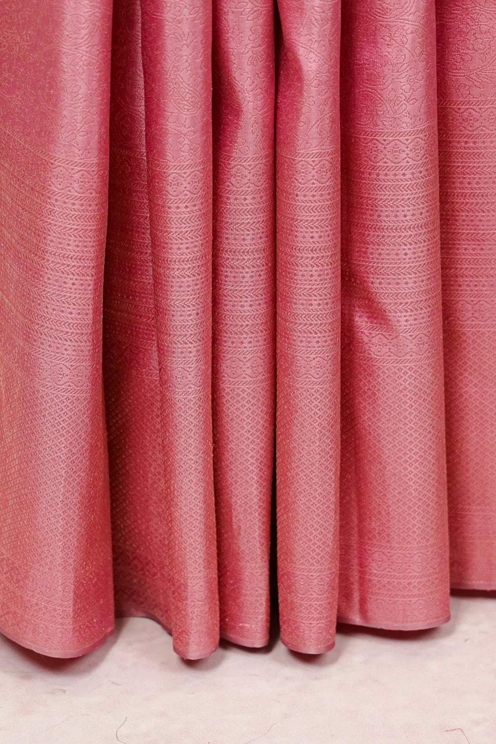 Lotus Pink Kancheepuram Silk Saree