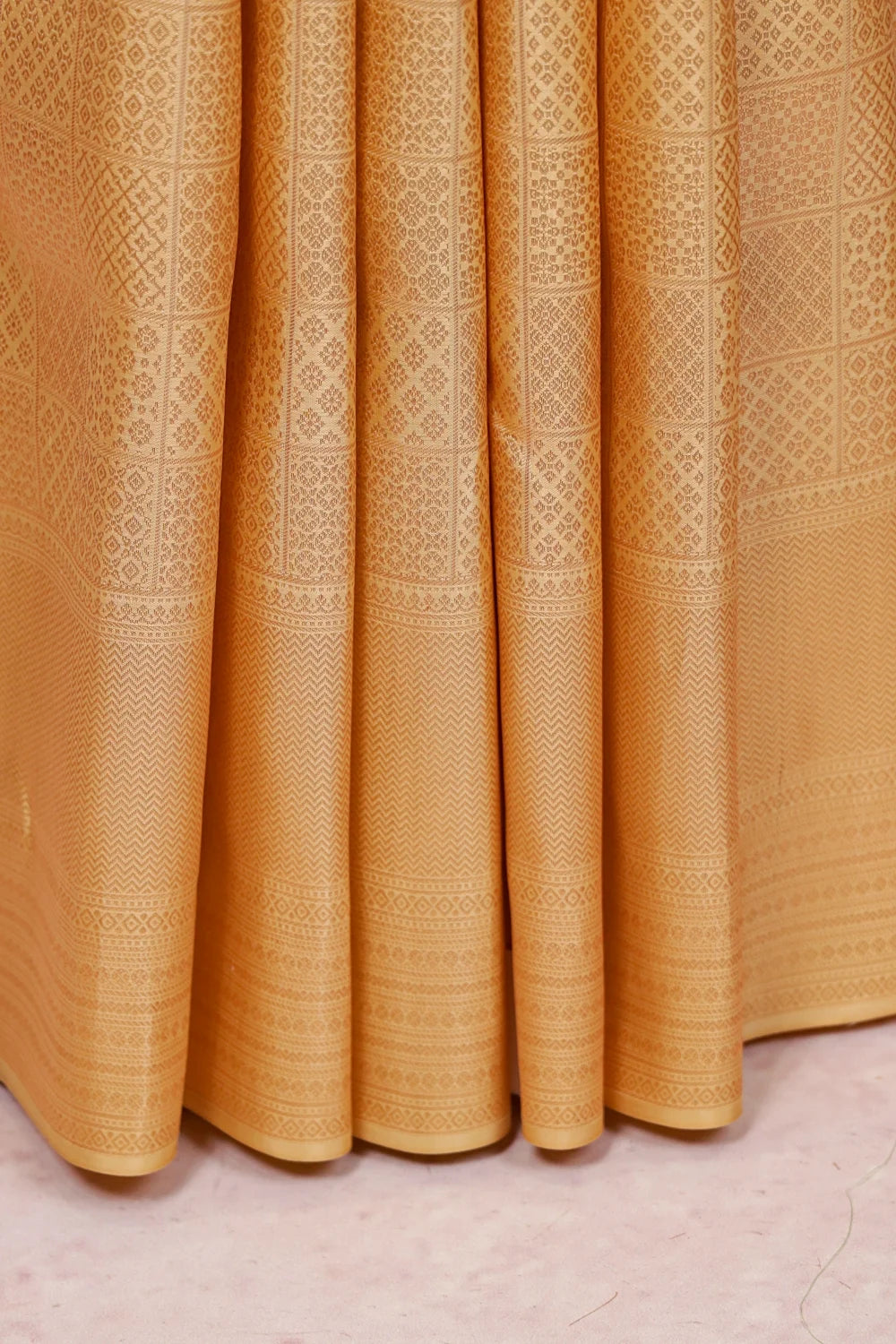 Sandal Kancheepuram Silk Saree