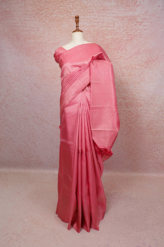 Lotus Pink Kancheepuram Silk Saree