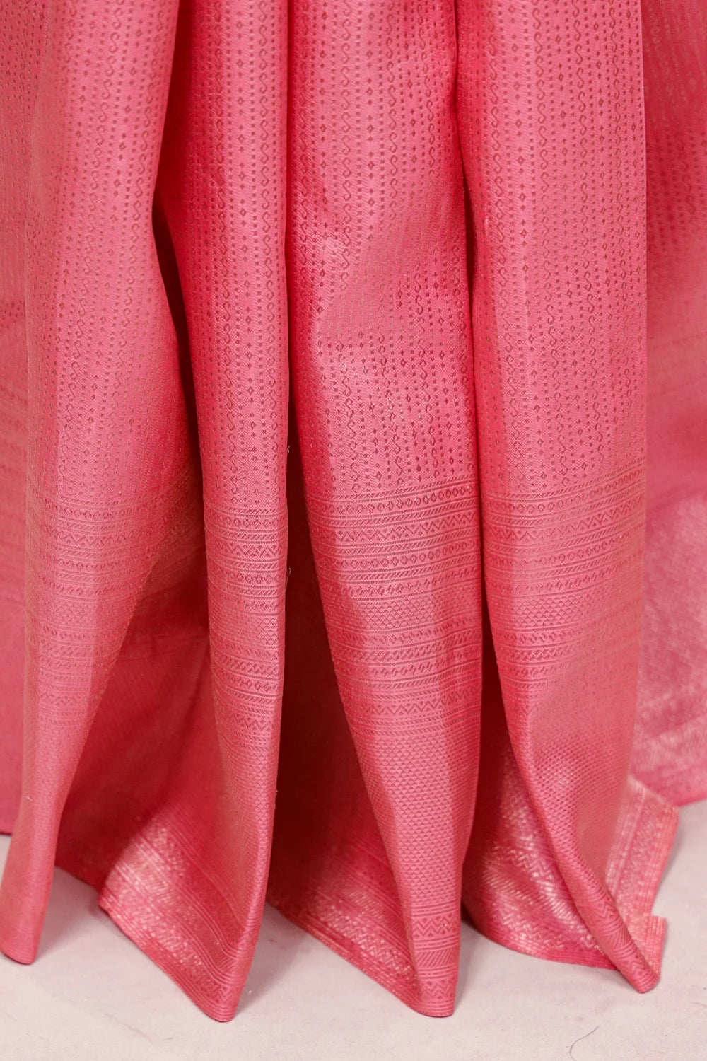 Lotus Pink Kancheepuram Silk Saree