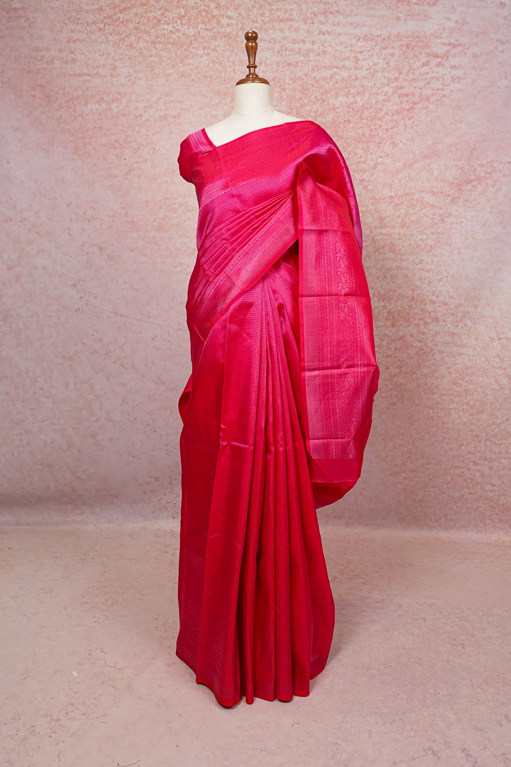 Red Rose Kancheepuram Silk Saree