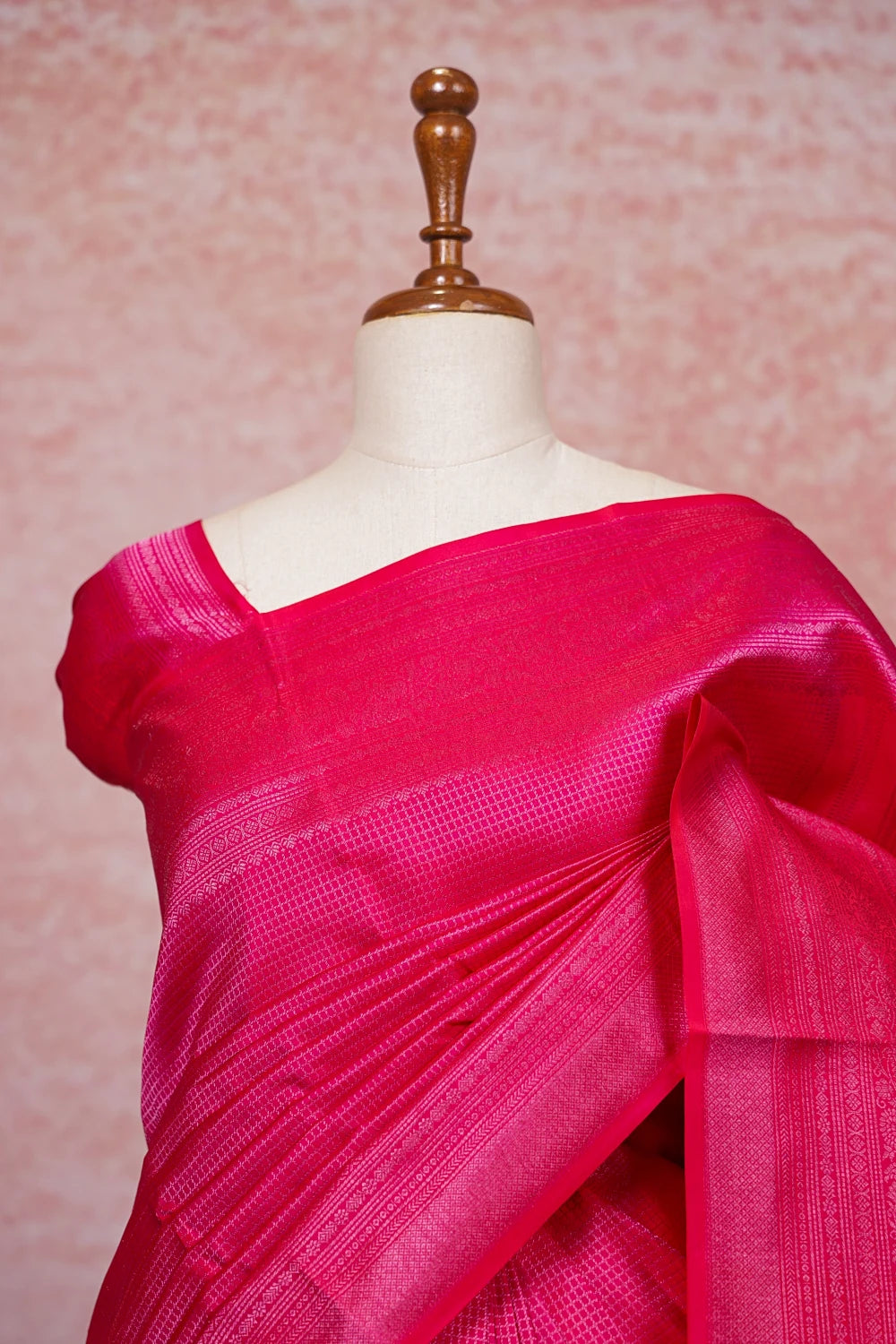 Red Rose Kancheepuram Silk Saree