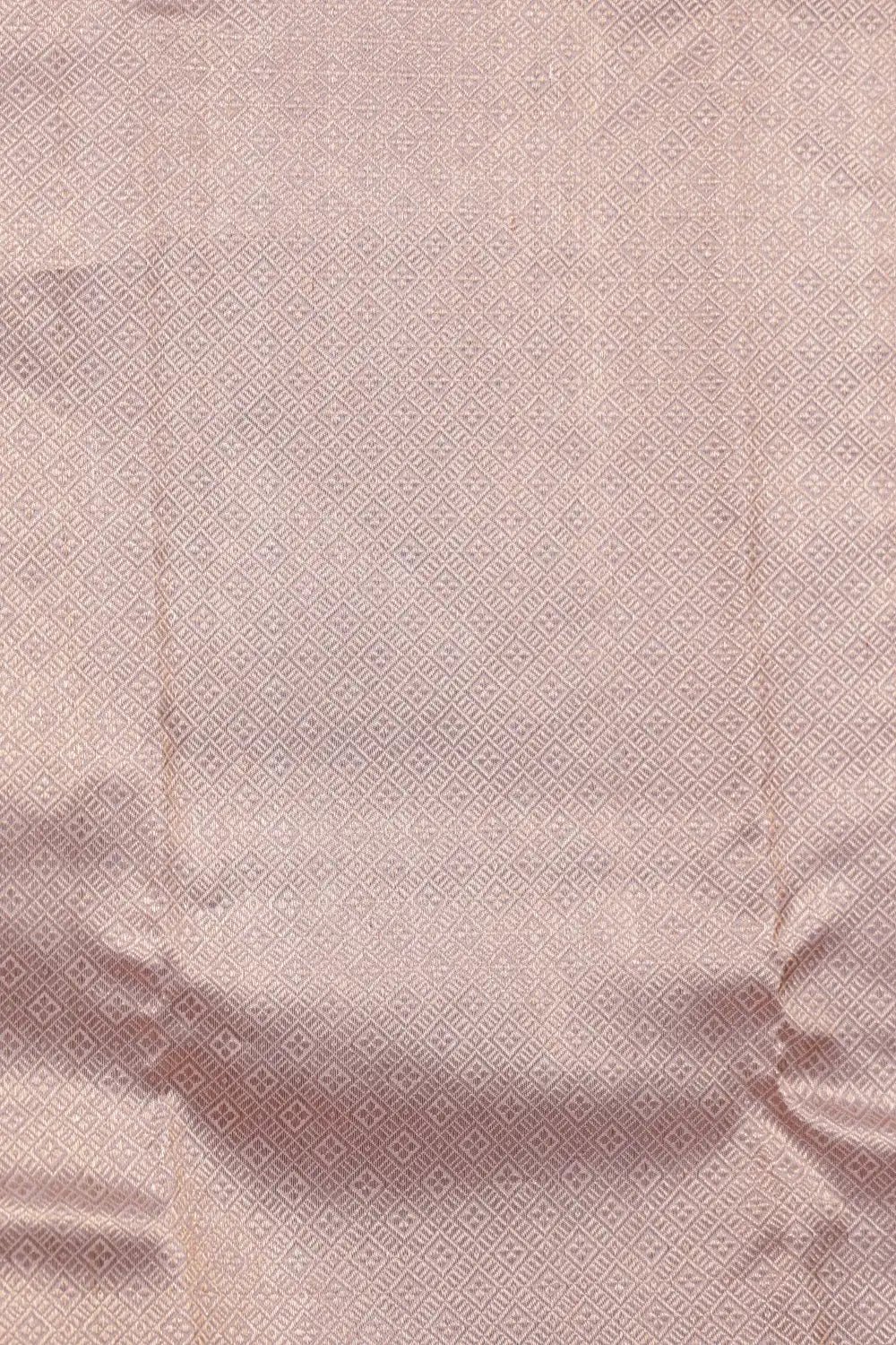 Light Peach Kancheepuram Silk Saree