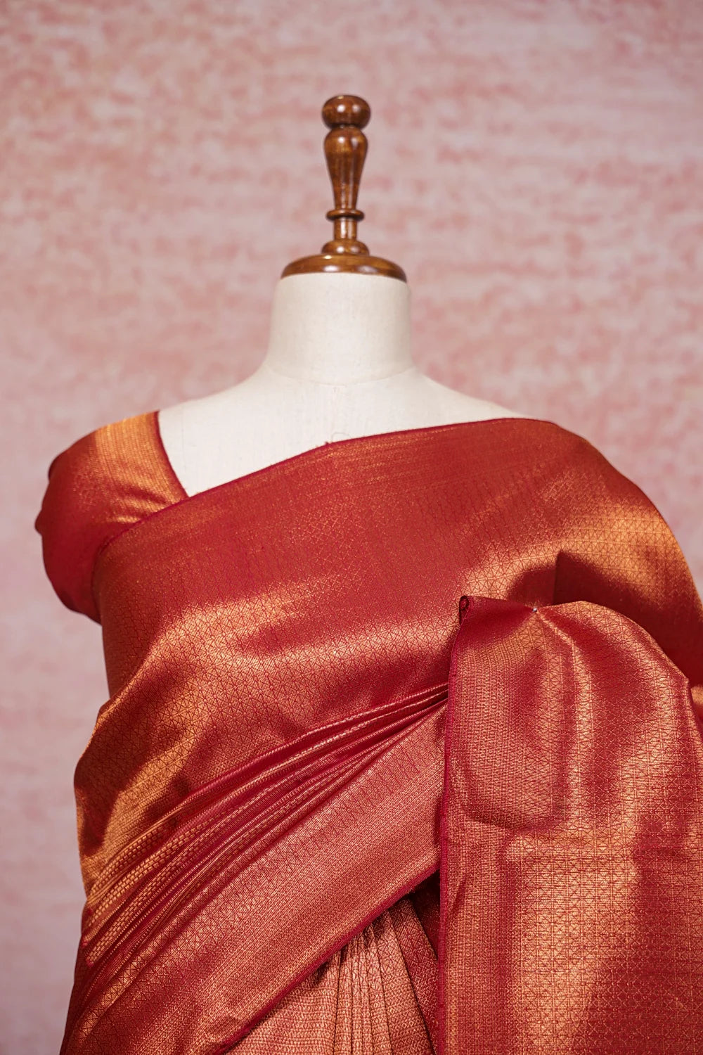 Wine Kancheepuram Silk Saree