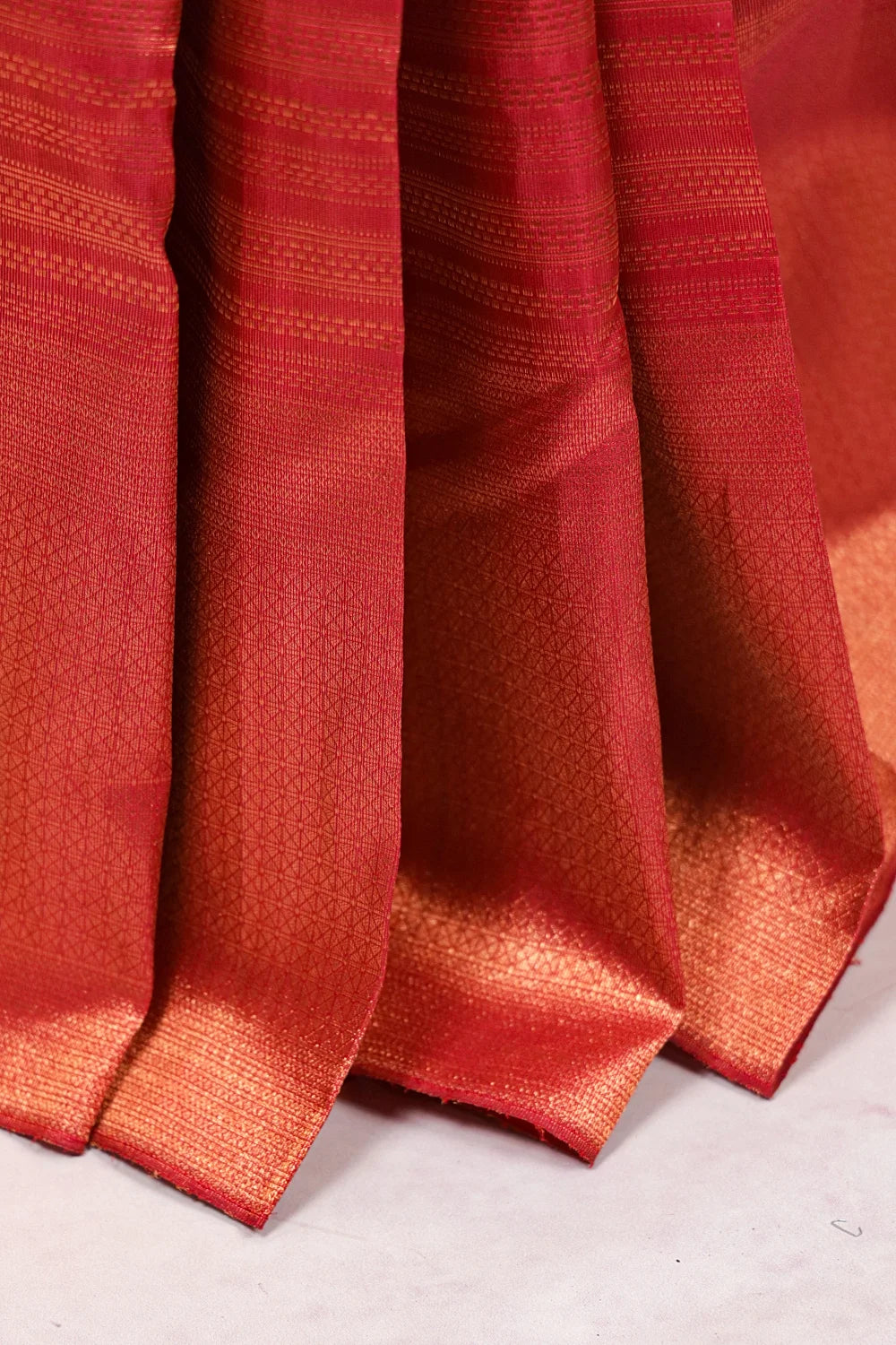 Wine Kancheepuram Silk Saree