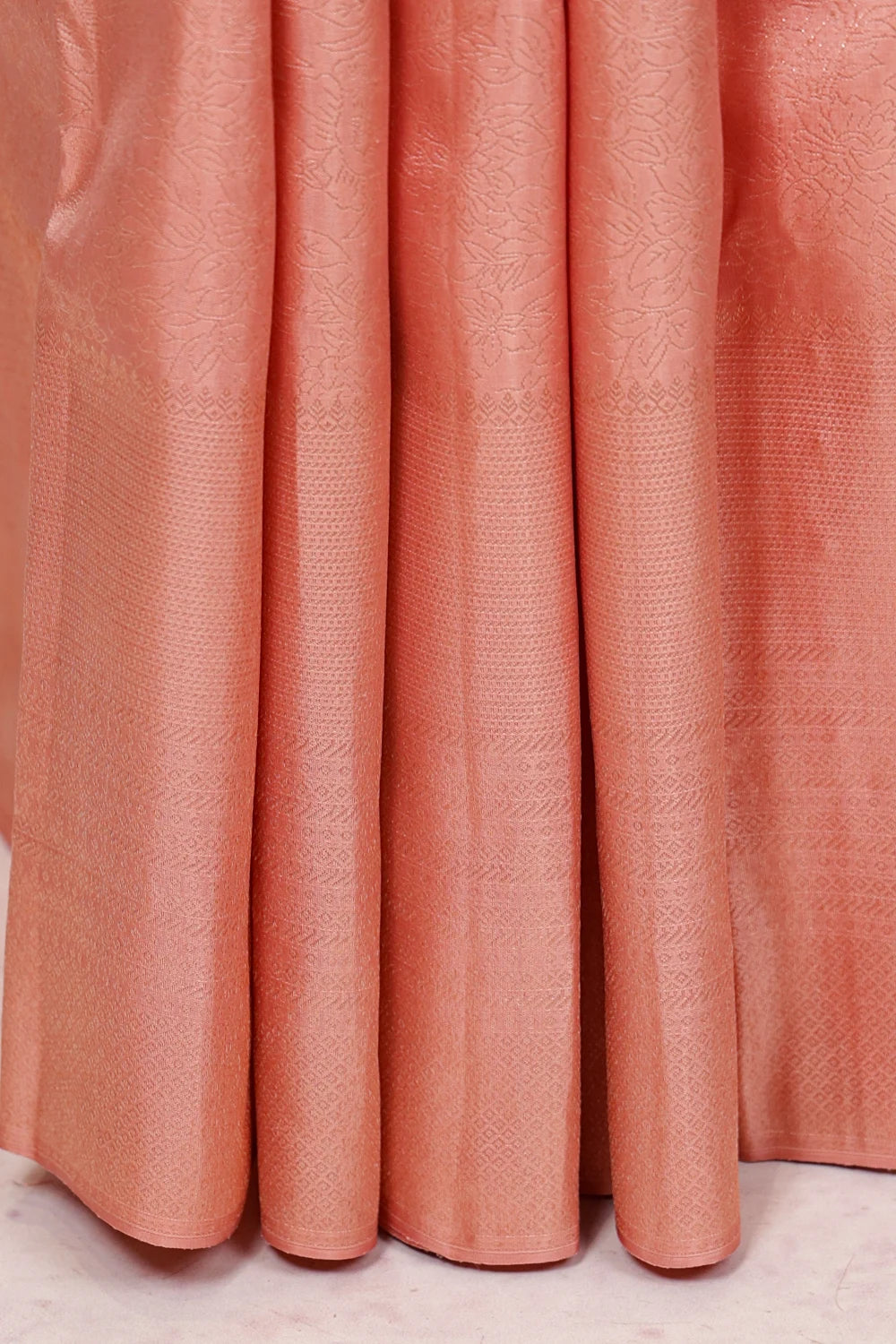 Champagne Color Kancheepuram Silk Saree