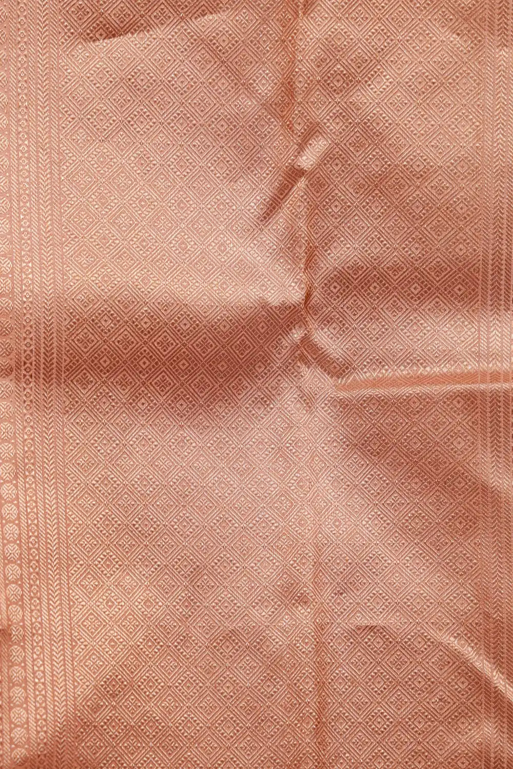 Champagne Color Kancheepuram Silk Saree