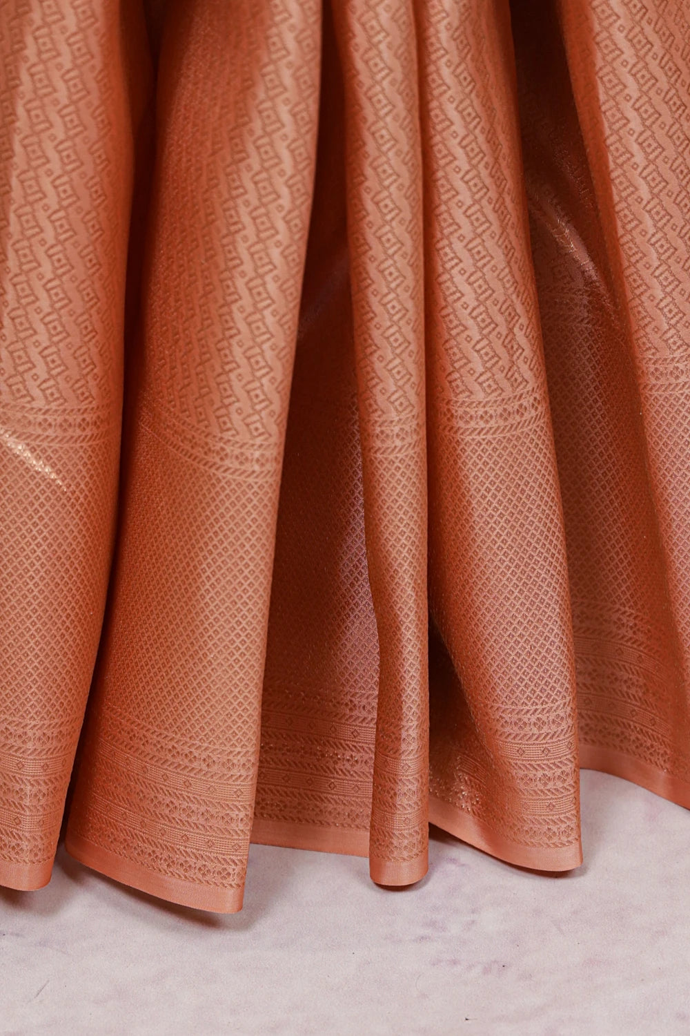 Champagne Color Kancheepuram Silk Saree