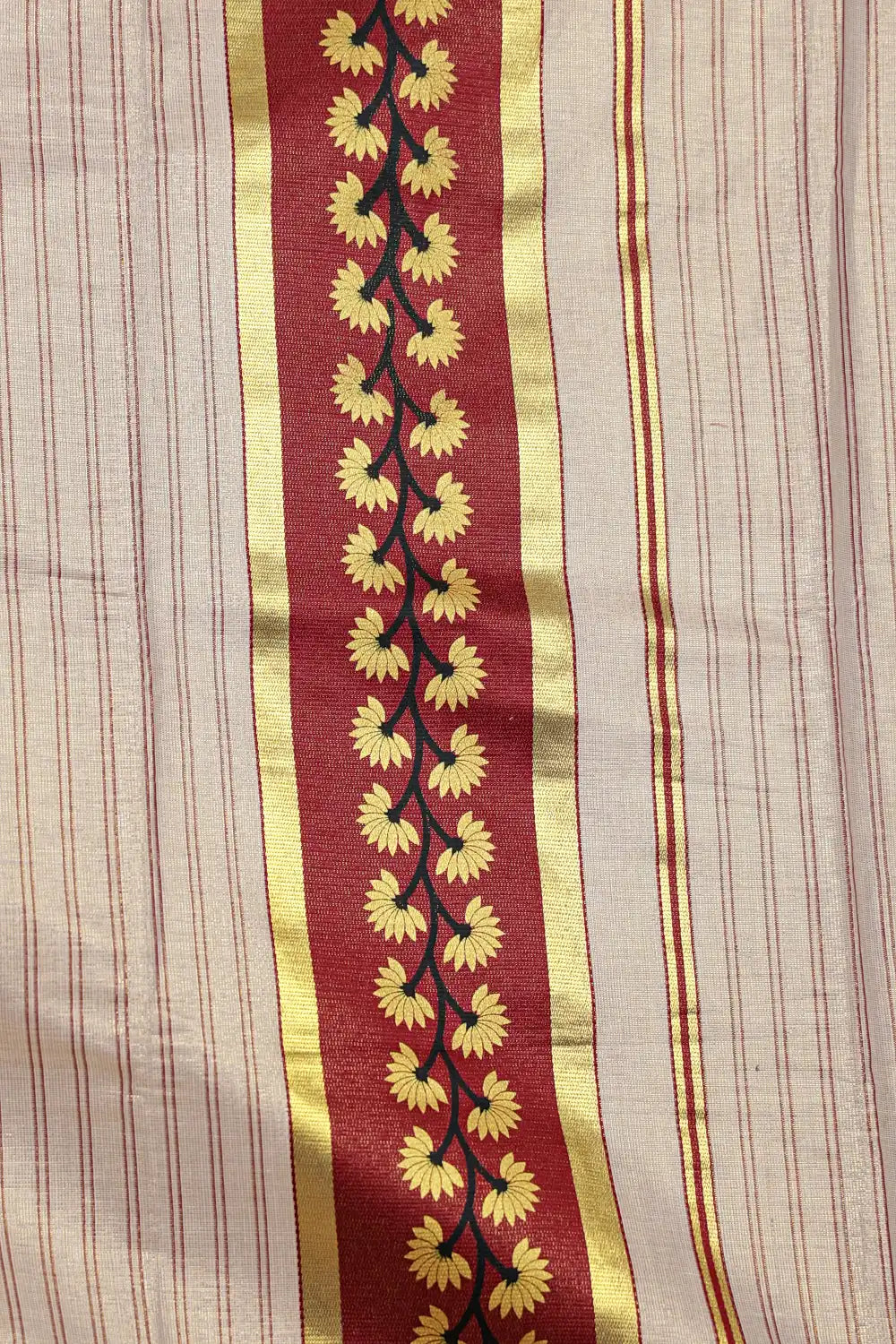 Golden Tissue Kerala Set Mundu