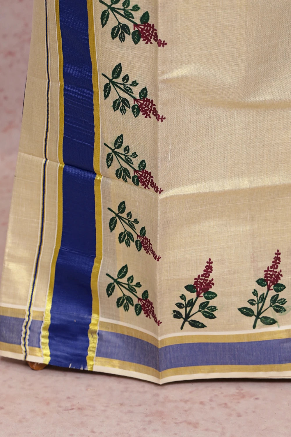 Golden Tissue Kerala Set Mundu