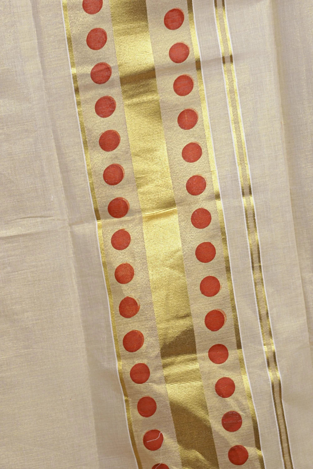 Golden Tissue Kerala Set Mundu - Seematti