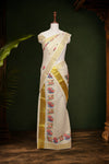 Golden Tissue Kerala Set Mundu