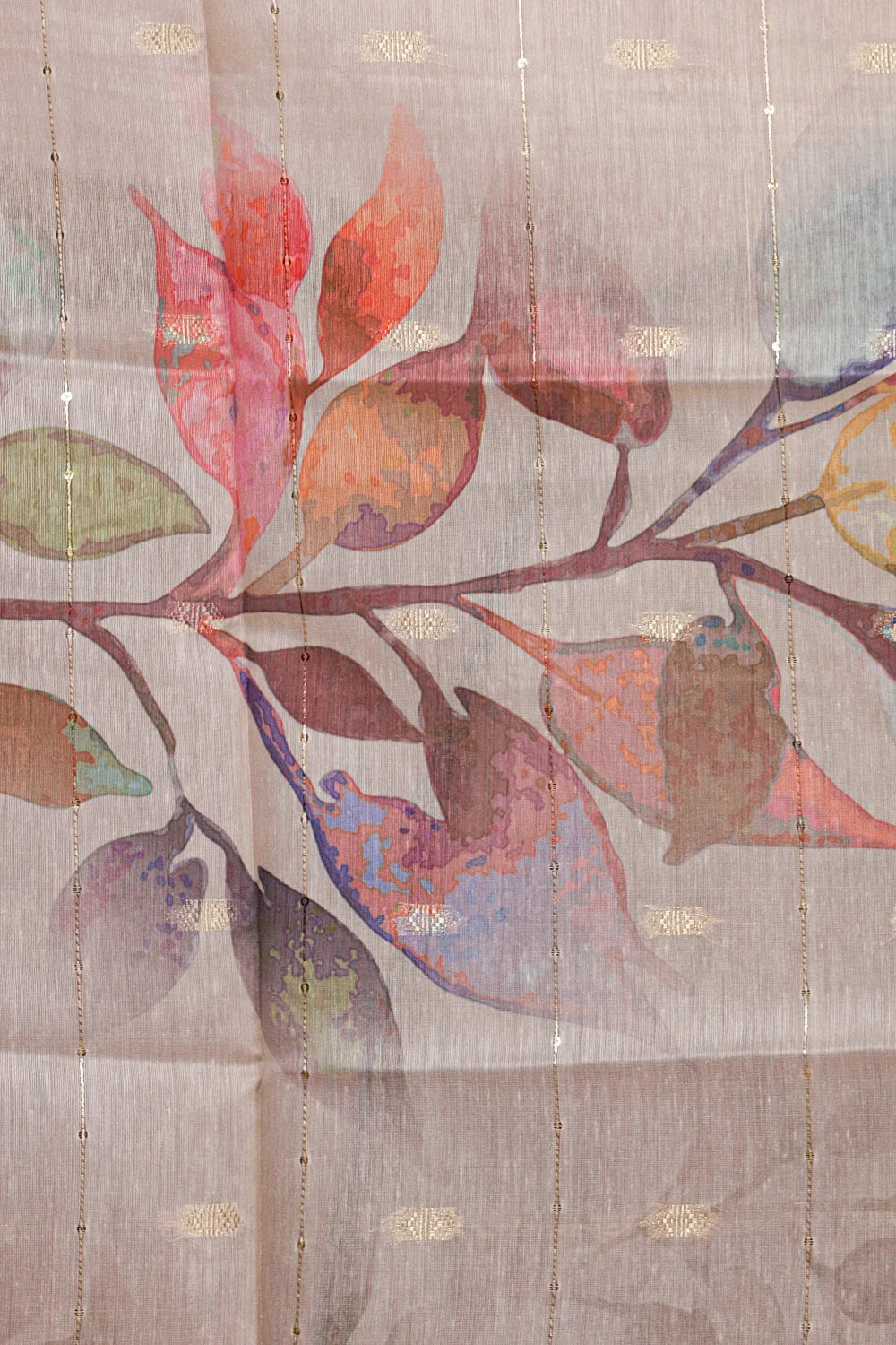 Blue Chanderi Silk Embroidery Unstitched Churidhar Material