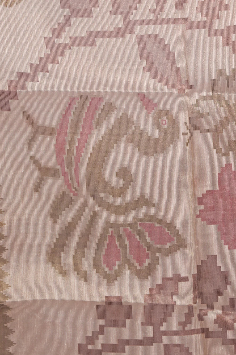 Mehandi Green Chanderi Silk Embroidery Unstitched Churidhar Material