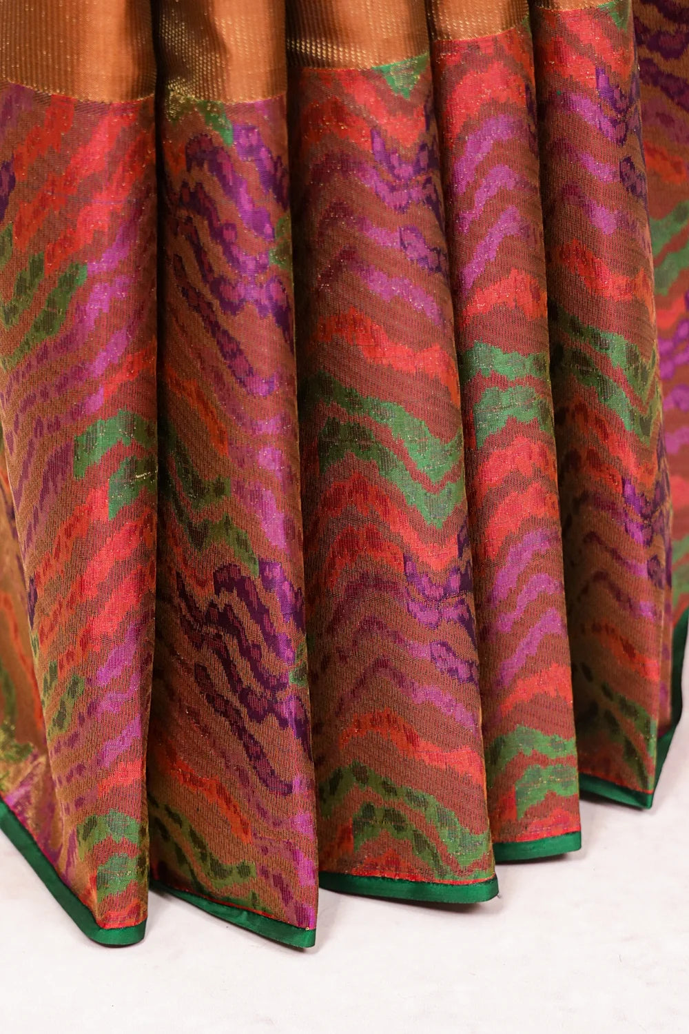 Saddle Brown Color Kancheepuram Silk Saree