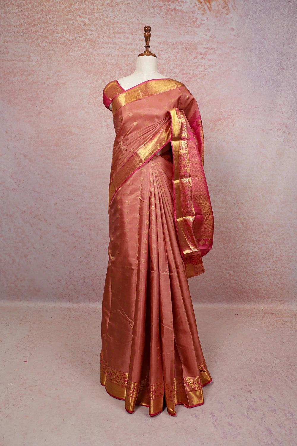 Multi Color Kancheepuram Silk Saree