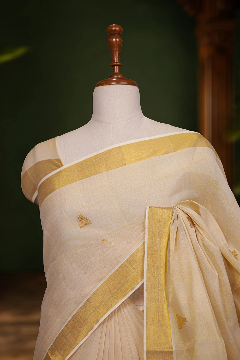 Golden Tissue Kerala Saree
