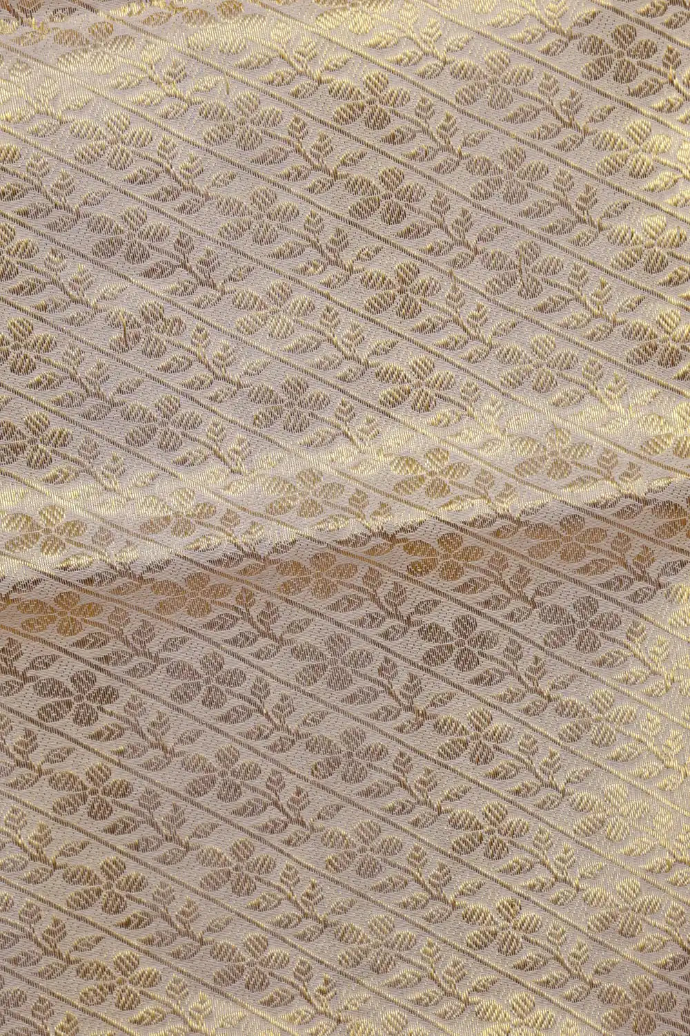 Off White Cotton Kerala Saree