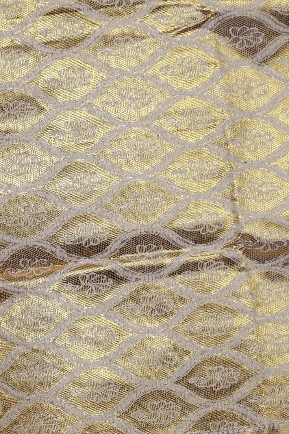 Off White Cotton Kerala Saree