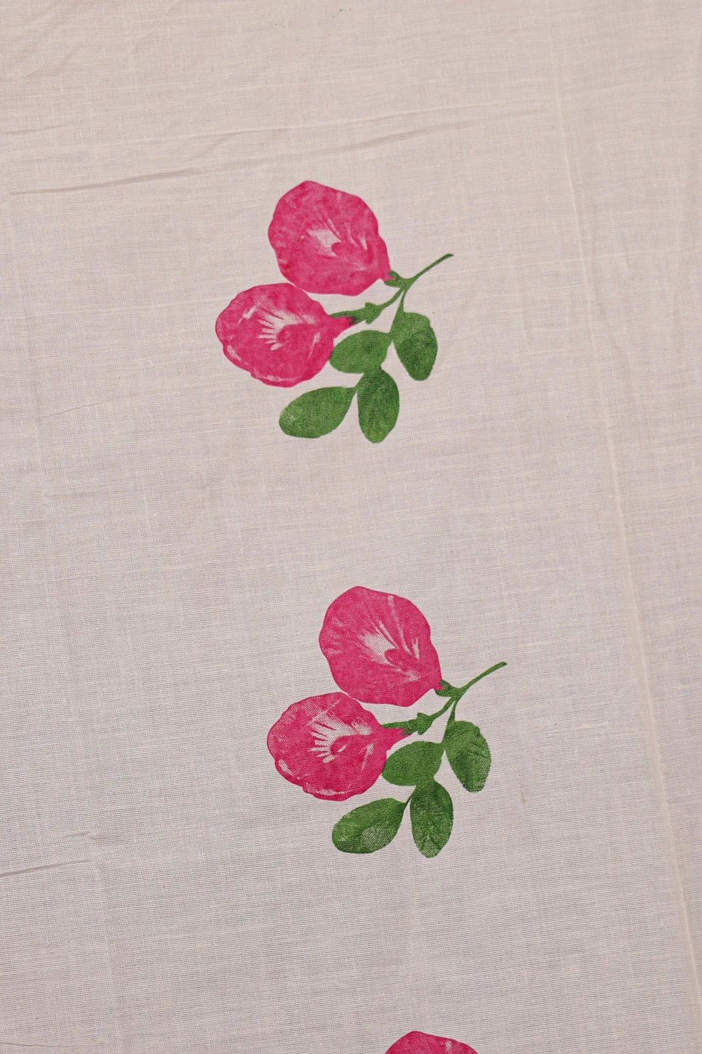 Off White Cotton Kerala Set Mundu