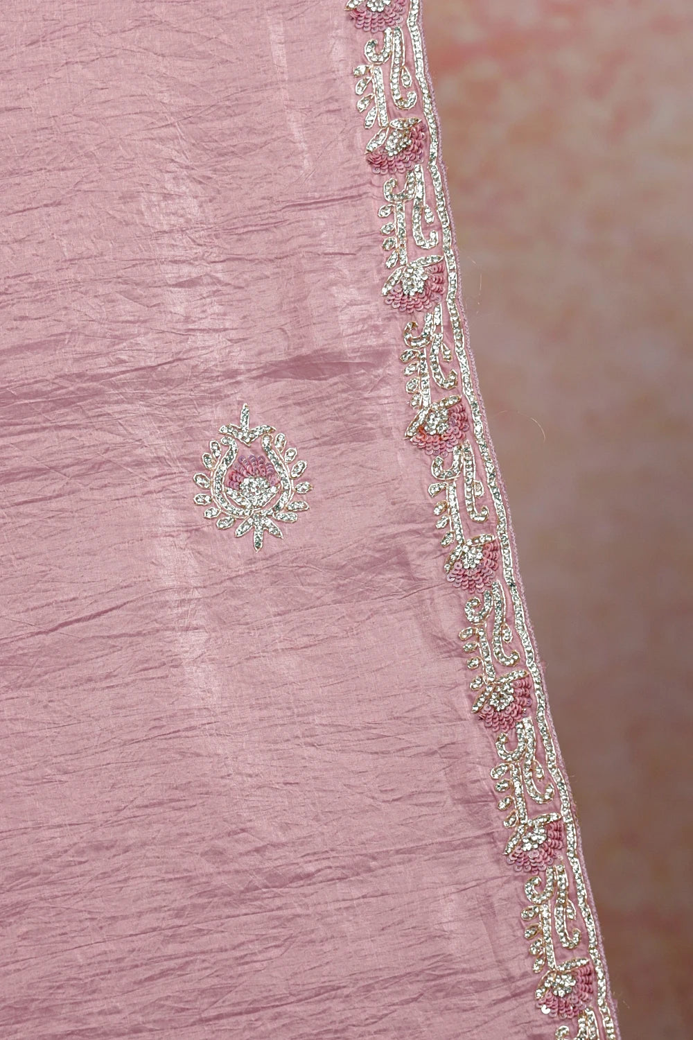 Light Lavender Organza Saree